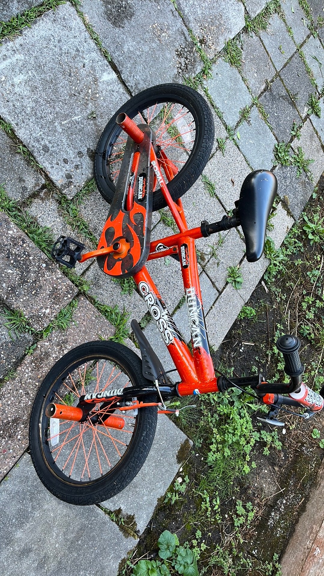 Duncan BMX, Fietsen en Brommers, Ophalen, Terugtraprem, 16 tot 20 inch, Staal