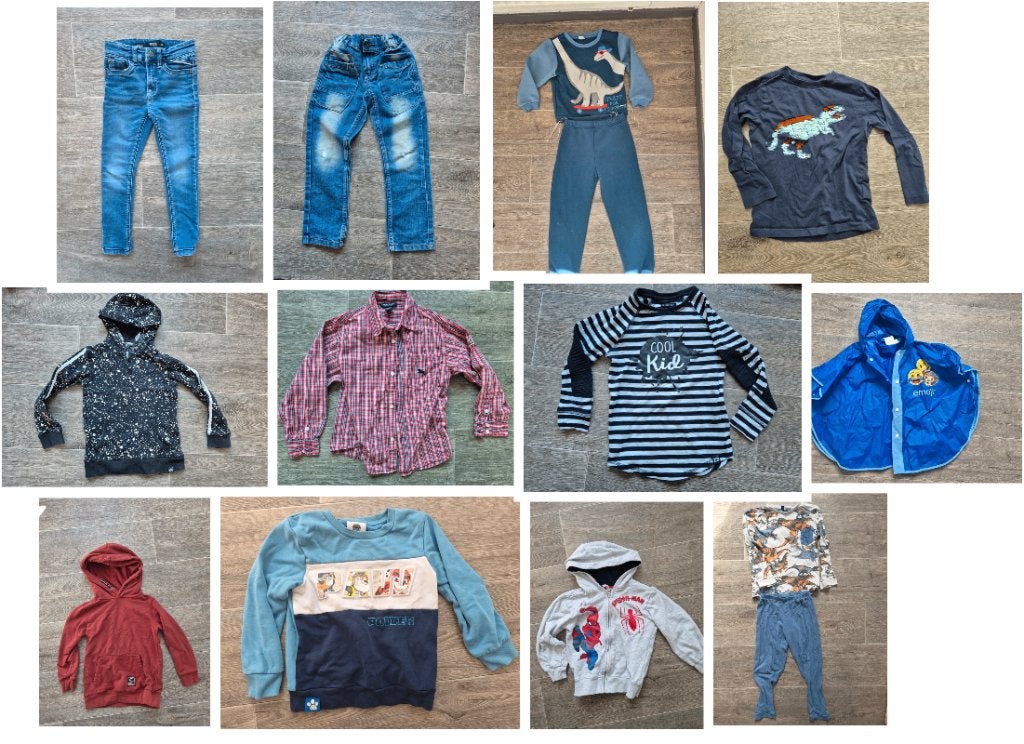 Kledingpakket jongens winter maat 116, Ophalen of Verzenden, Zo goed als nieuw, Maat 116