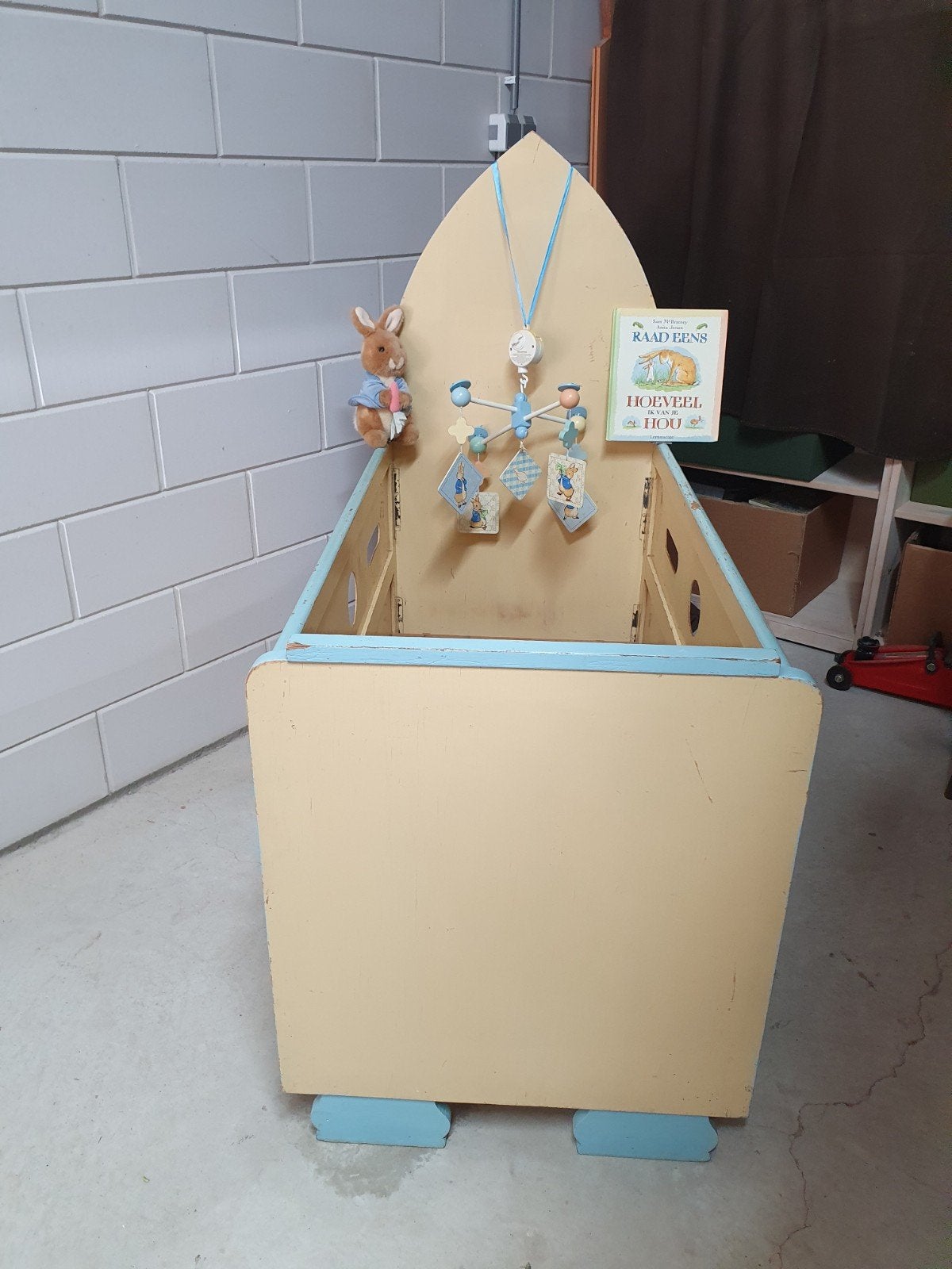 Retro Kinderledikantje bedje wiegje, Ophalen, Wieg