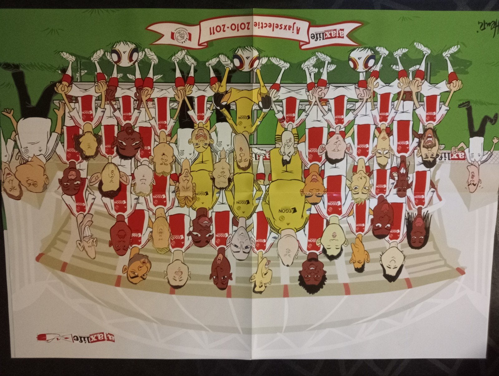 Ajax Poster 2010-2011 - 40x60 cm, Verzamelen, Ophalen of Verzenden