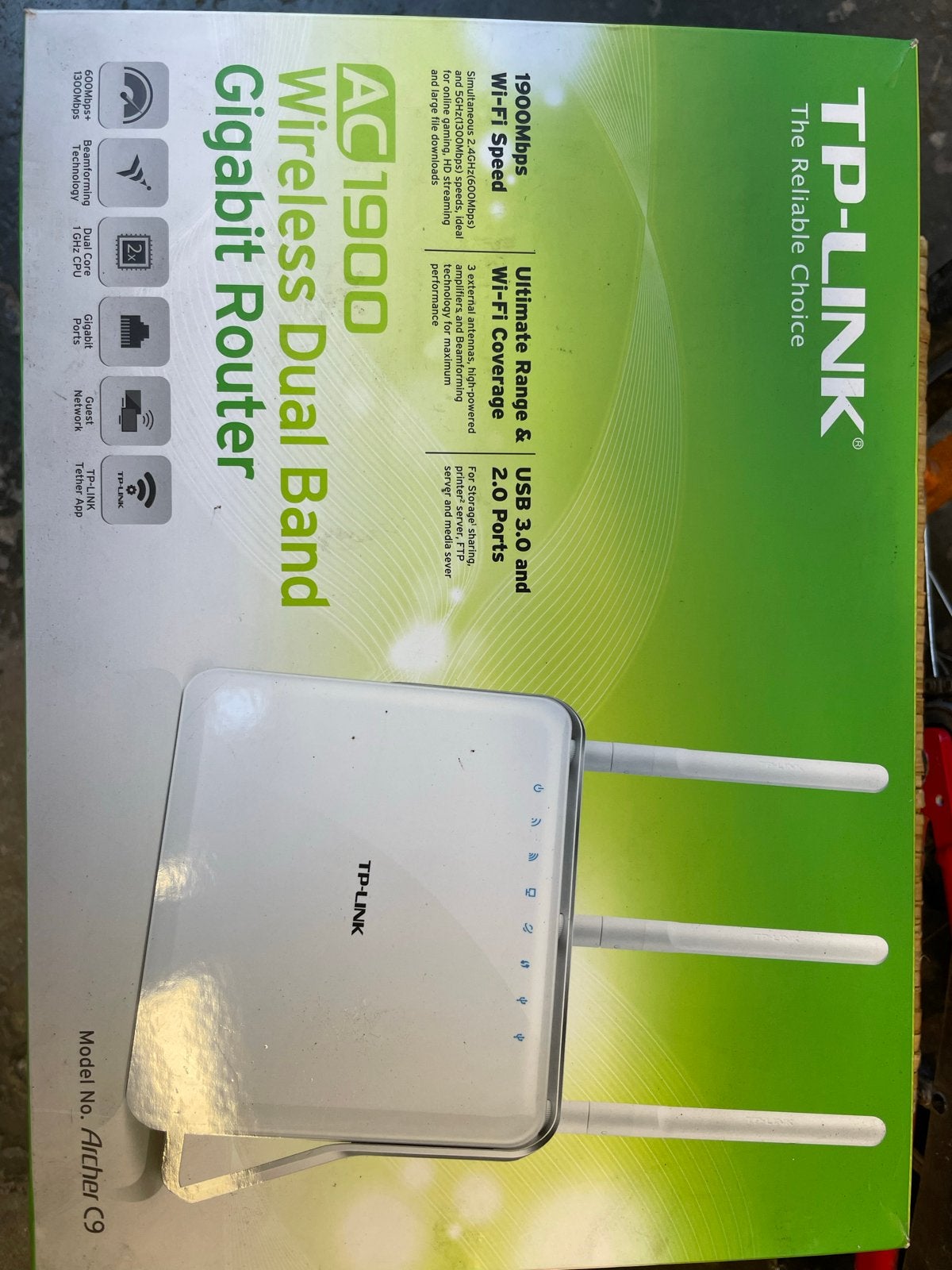 TP-Link Archer C9 Router, Computers en Software, Routers en Modems, Ophalen of Verzenden, Zo goed als nieuw, Router