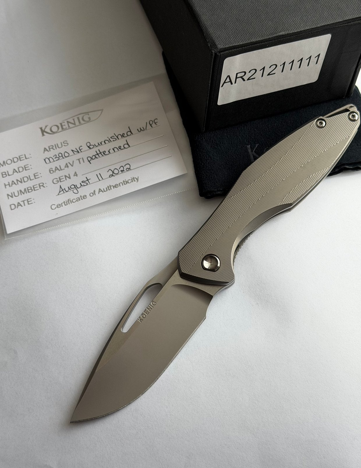 Koenig Arius M390 Non flipper, Caravans en Kamperen, Kampeergereedschap, Ophalen of Verzenden, Zo goed als nieuw