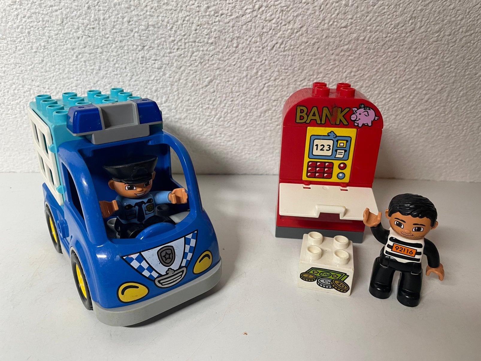 Duplo 10809 Politie Patrouille, Ophalen of Verzenden, Gebruikt, Complete set, Duplo