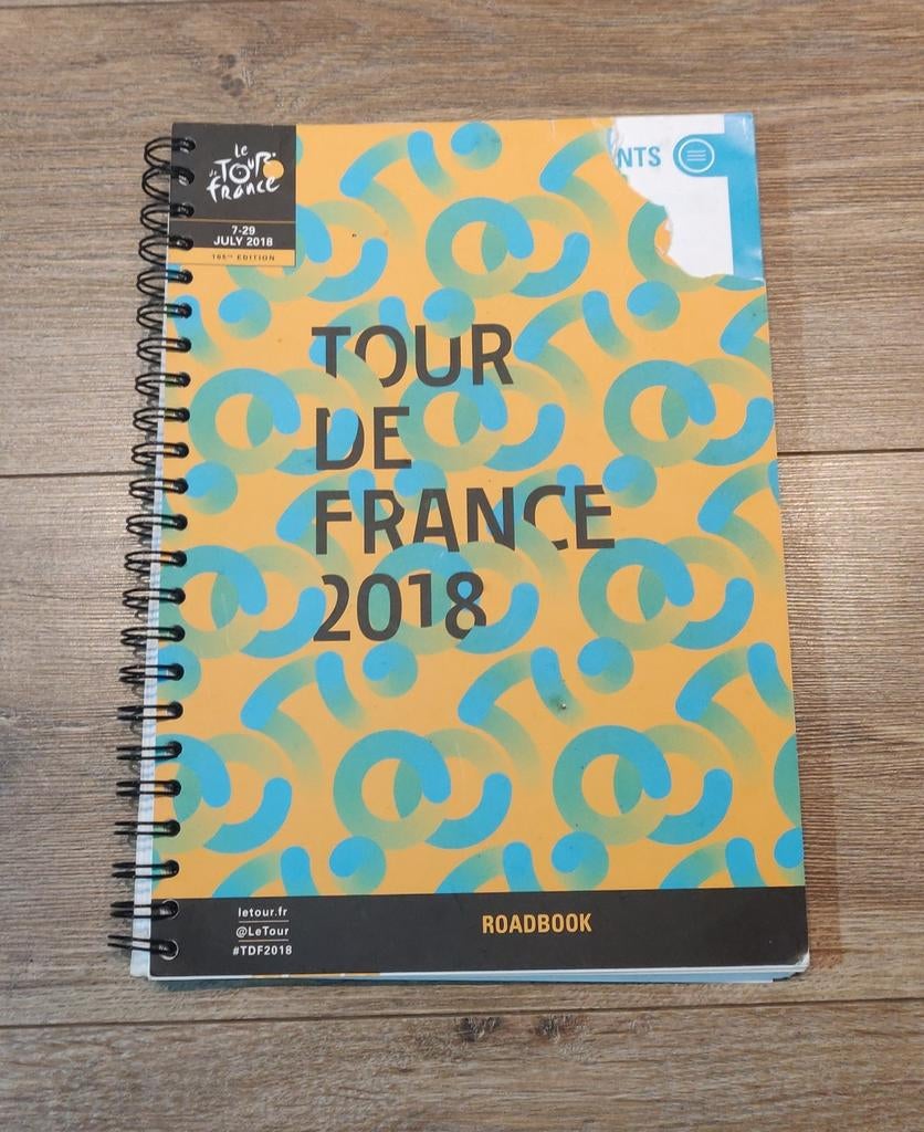 Roadbook Tour de France, Ophalen of Verzenden, Gebruikt, Overige typen