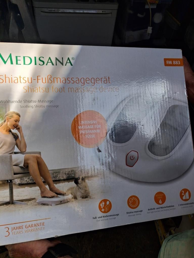 Medisana Shiatsu Voetmassageapparaat FM 883, Ophalen of Verzenden, Nieuw, Apparaat