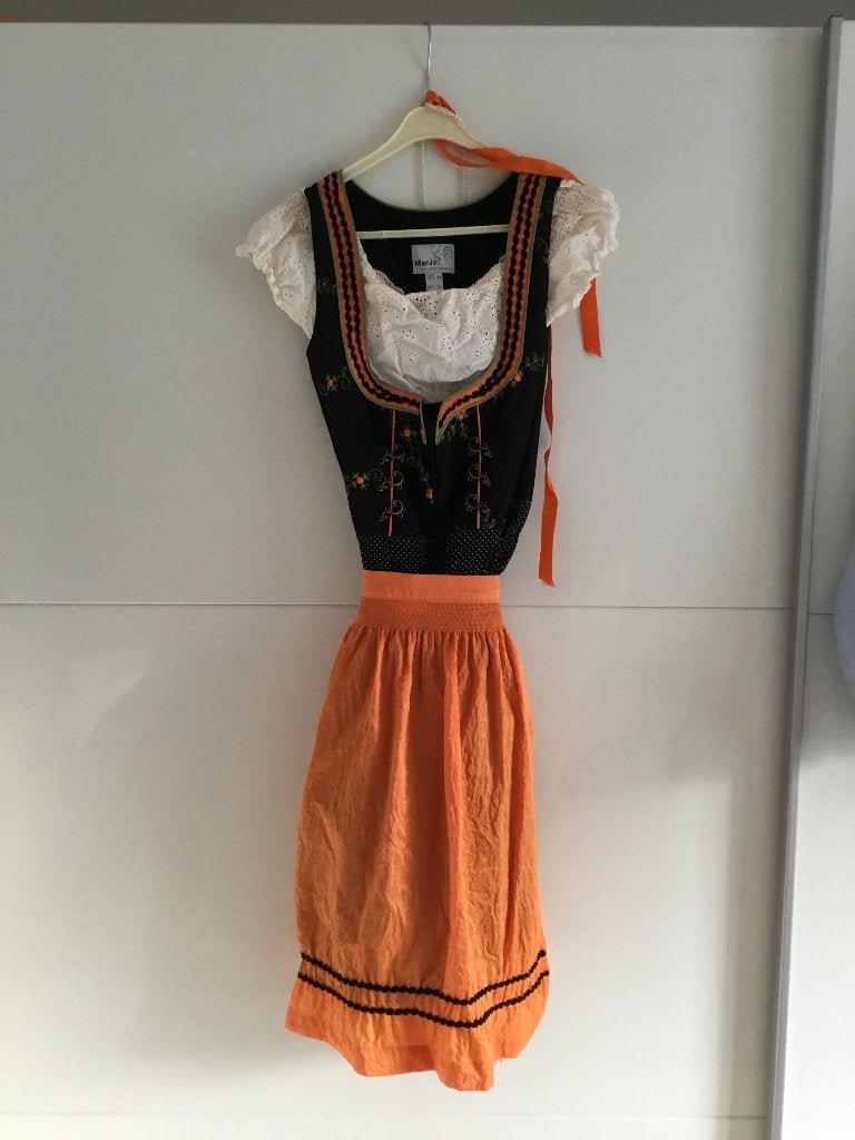 Dirndljurk jurk, Kleding | Dames, Ophalen of Verzenden, Kleding, Maat 36 (S), Gedragen