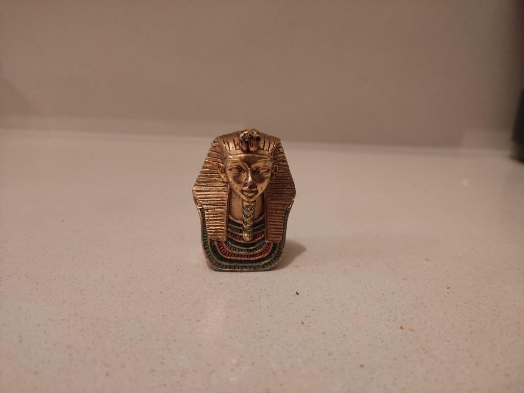 Toetanchamon beeldje - Egyptische farao decoratie, Antiek en Kunst, Ophalen