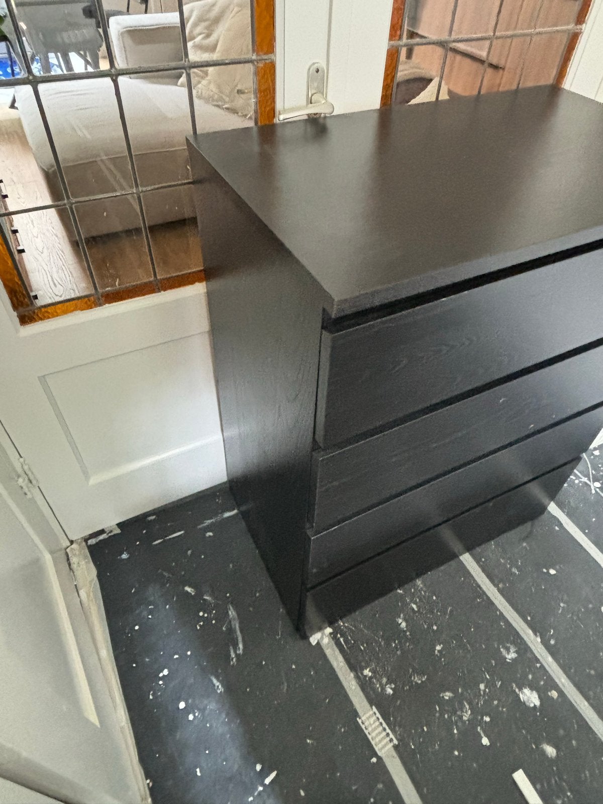 IKEA Ladekast - Zwart, Huis en Inrichting, Kasten | Ladekasten, Ophalen, Gebruikt, 100 tot 150 cm, 50 tot 100 cm
