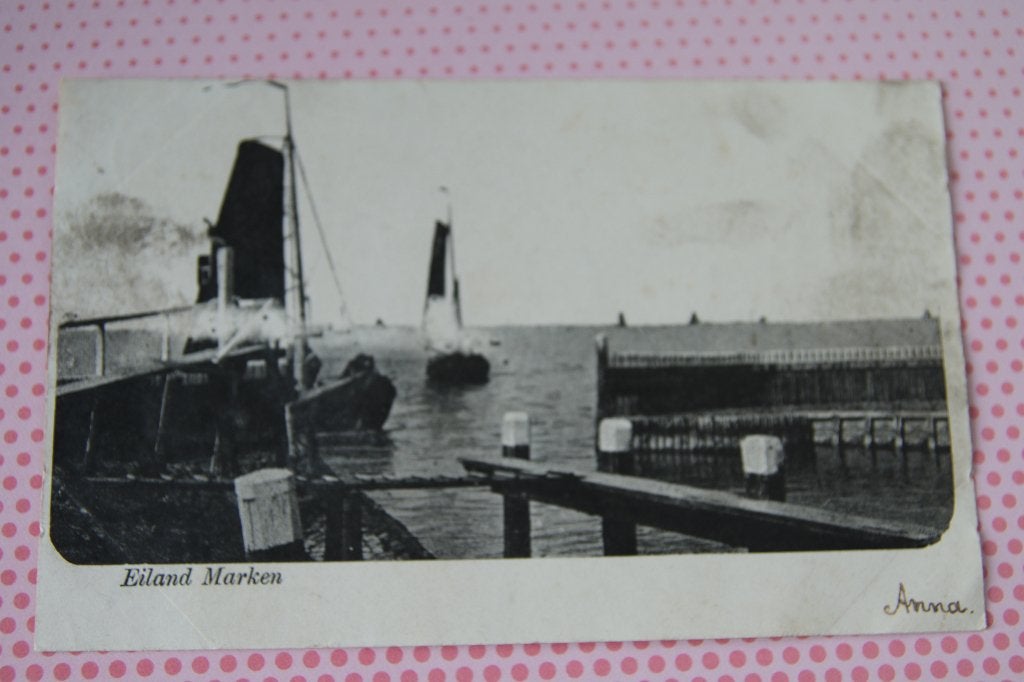 Eiland Marken, Ophalen of Verzenden, Voor 1920, Gelopen, Noord-Holland
