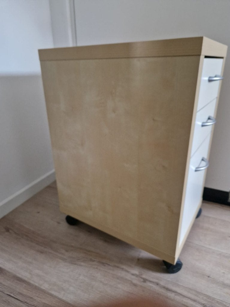bureaukastje, Huis en Inrichting, Kasten | Ladekasten, Ophalen, Gebruikt, 50 tot 100 cm, 3 of 4 laden