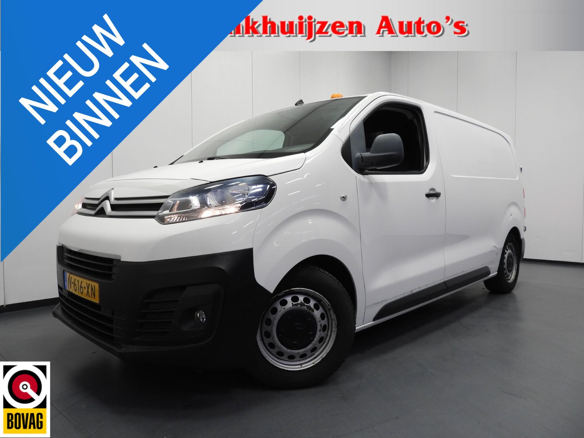Citroen Jumpy 1.6 BlueHDI 95 Club M AIRCO/BLUETOOTH/PDC/SCHU, Auto's, Voorwielaandrijving, Gebruikt, Euro 6, 2 stoelen