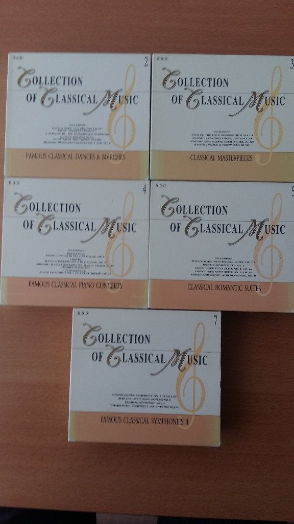 5 x á 4 stuks Collection of Classical Music 4 CD box, Cd's en Dvd's, Cd's | Klassiek, Gebruikt, Boxset, Overige typen, Ophalen of Verzenden