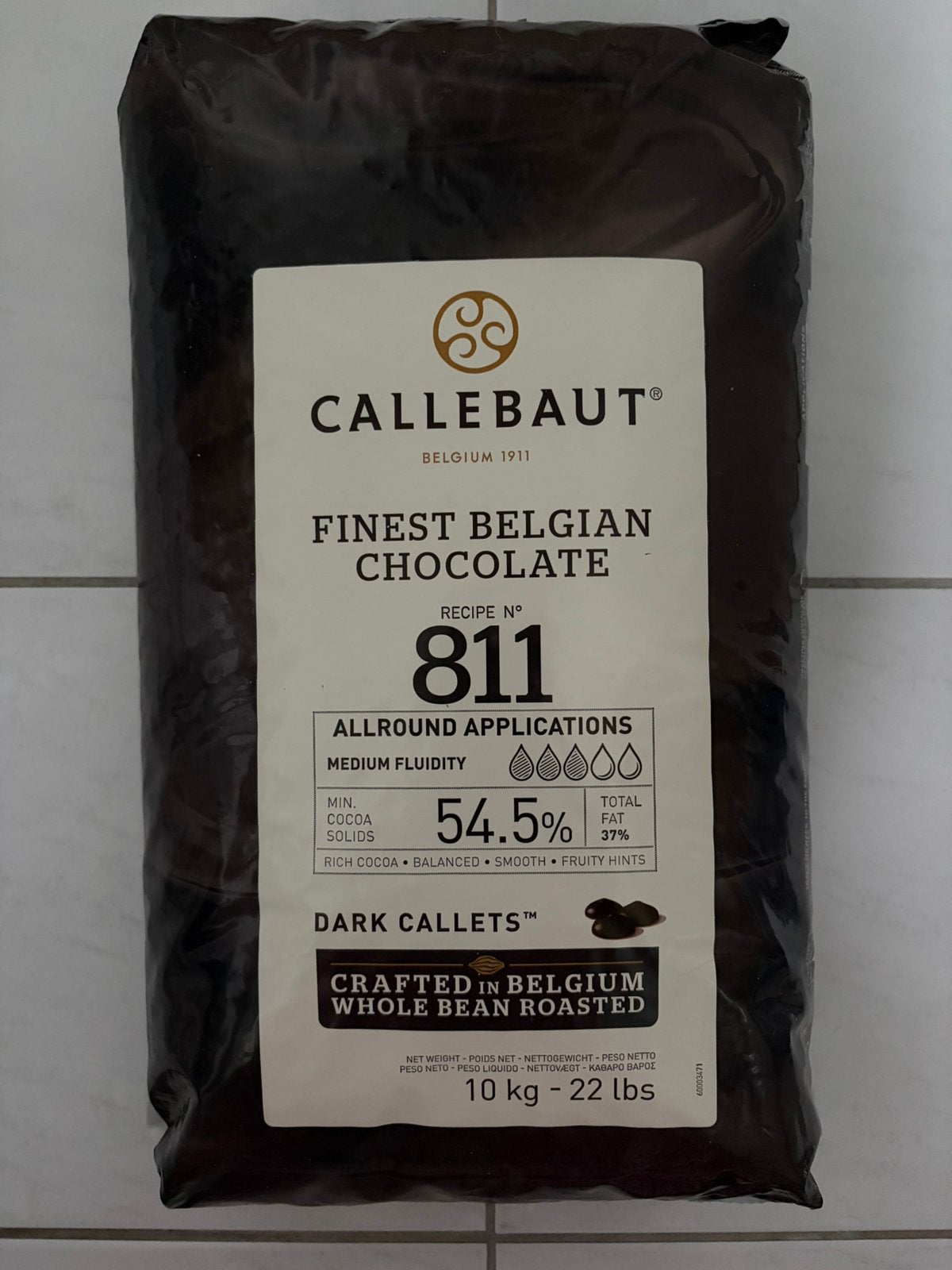 Callebaut puur 811 chocolade druppels, Ophalen of Verzenden, Zo goed als nieuw, Taarten of Cupcakes, Versiering