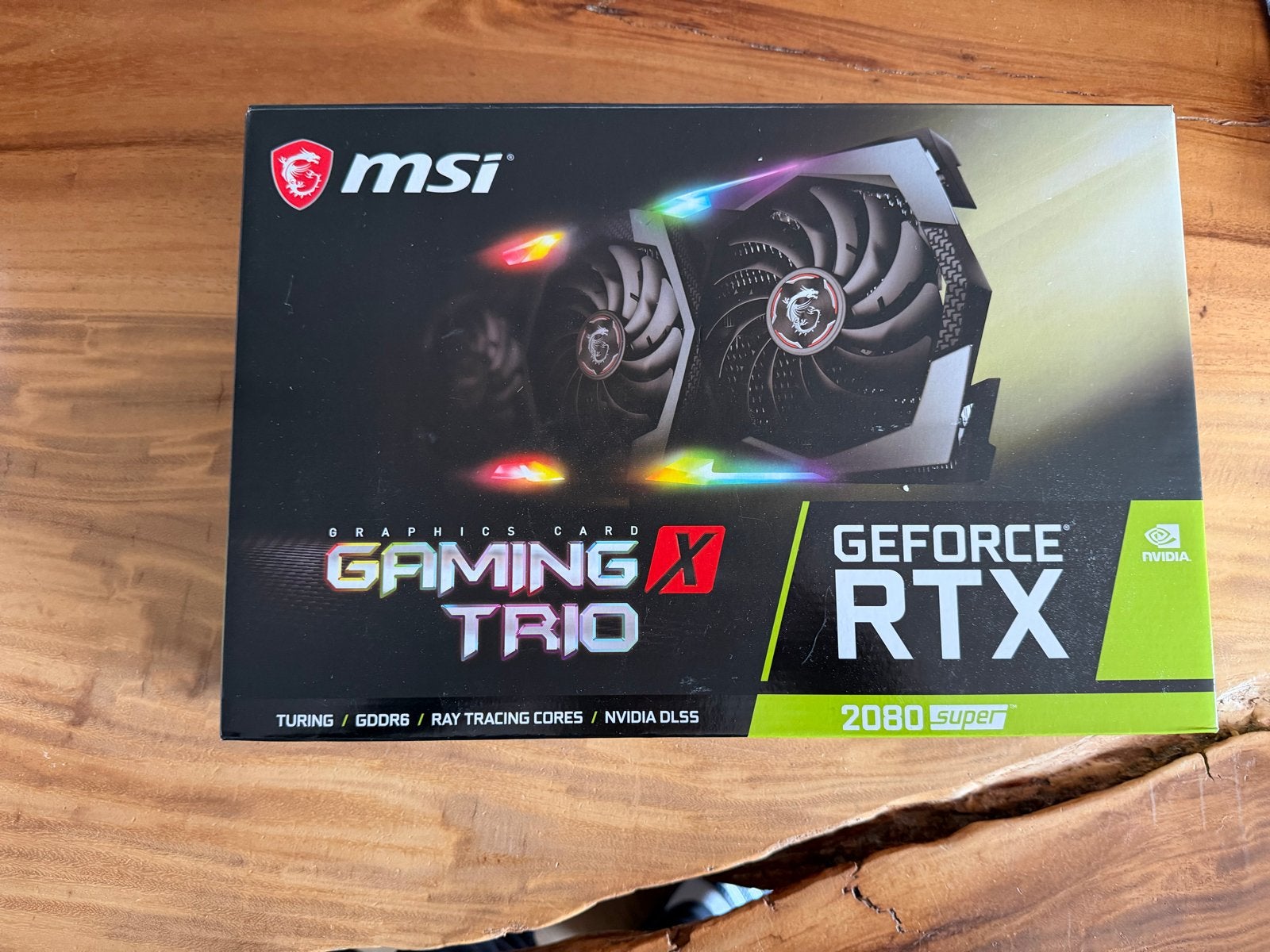 MSI GeForce RTX 2080 Super Gaming X Trio + support beugel, Computers en Software, Videokaarten, PCI-Express 3, Gebruikt, GDDR6
