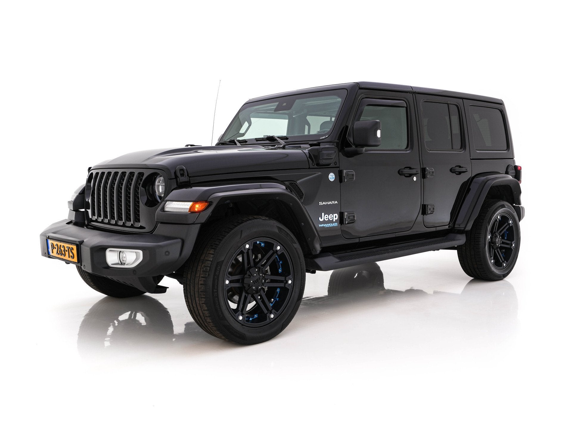 Jeep Wrangler Unlimited 4xe 380 Sahara AWD (Plug-in) {SoH-91, Automaat, 4 cilinders, Cabriolet, Bedrijf