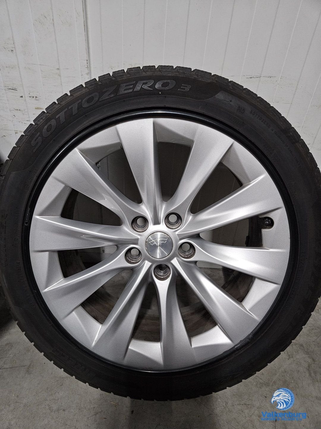 6-7mm! Originele Tesla Model S 19 inch velgen 5x120 TPMS win, Auto-onderdelen, 19 inch, -, -, Banden en Velgen