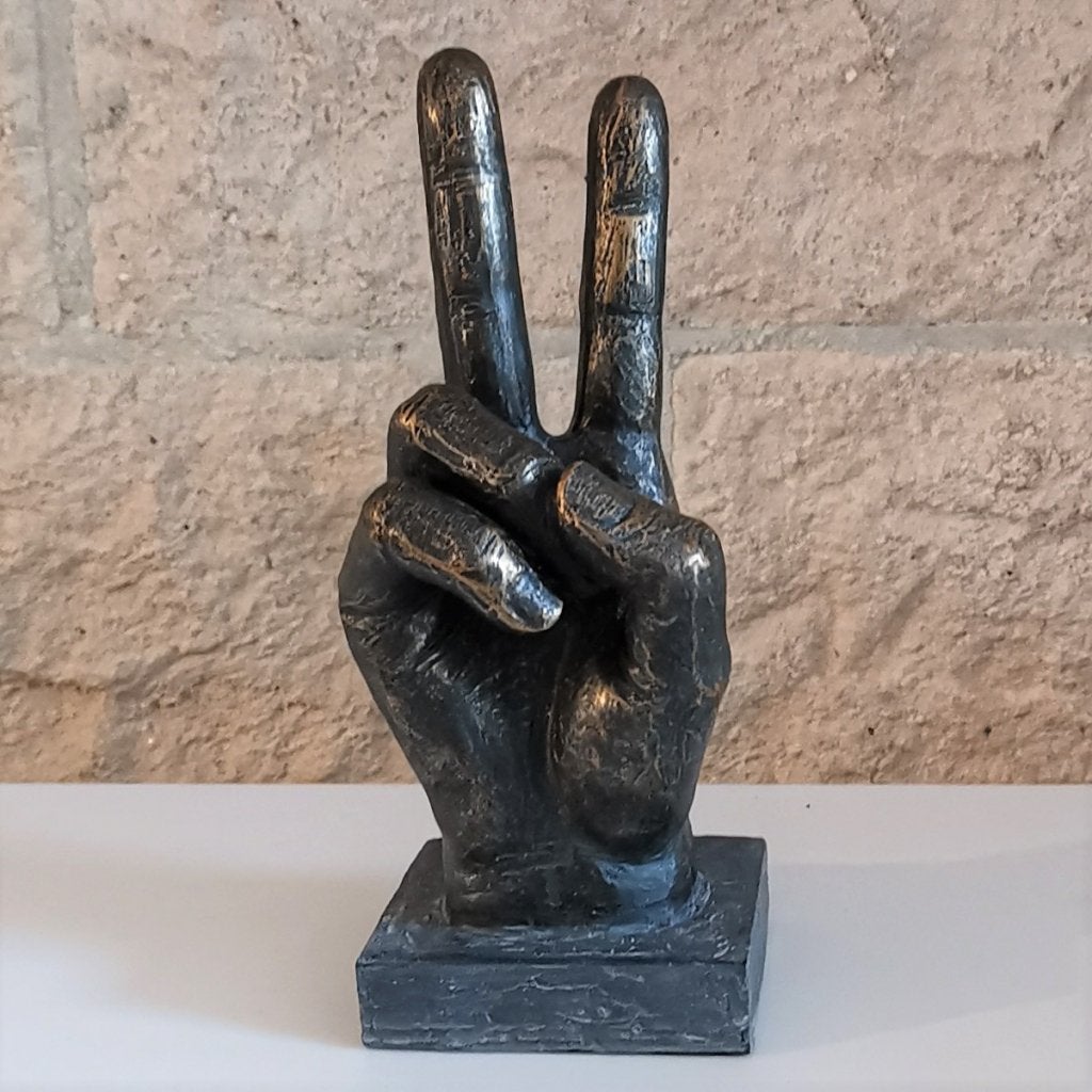Beeld: Vrede - Peace - Like - Hart (voor de Zorg) - Troost, Antiek en Kunst, Kunst | Beelden en Houtsnijwerken