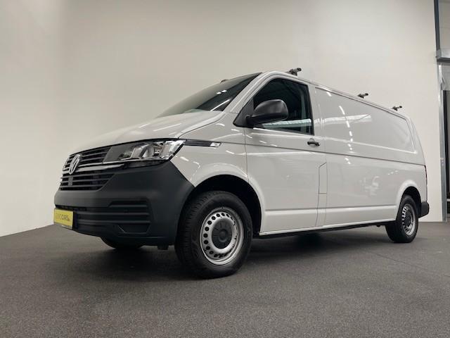 Volkswagen Transporter 2.0 TDI L2H1 110PK Airco Cruise Contr, Stof, Gebruikt, Zwart, 4 cilinders