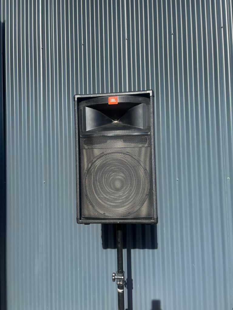 Soundcraft Powerstation 350 met JBL speakers en statieven, Ophalen, Gebruikt, 500 tot 1000 watt, P.A.