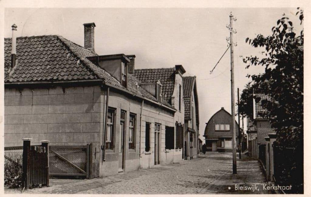 Bleiswijk (ZH) Kerkstraat 1955., Ophalen, 1940 tot 1960, Gelopen, Zuid-Holland