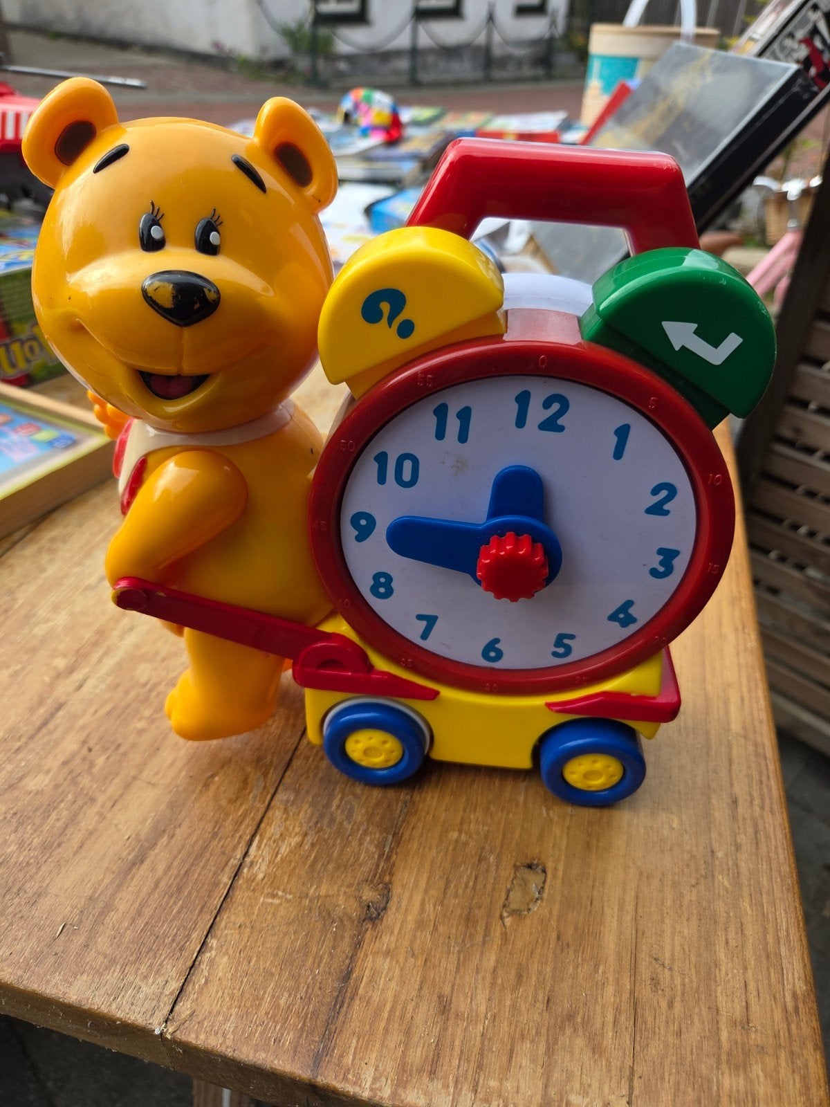 Winnie de Poeh leerklok met wieltjes, Ophalen, Gebruikt, Overige typen, Met wieltjes