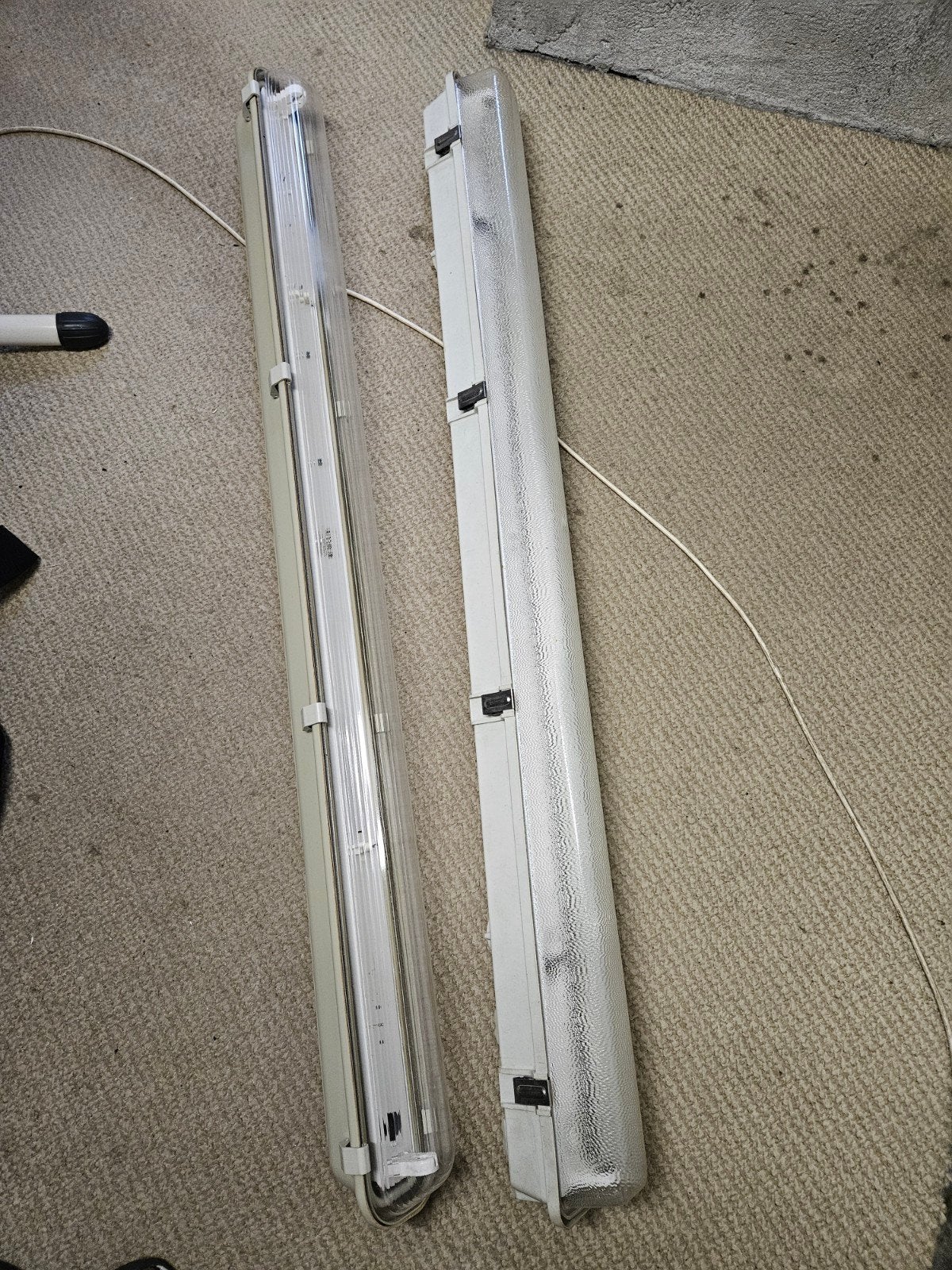 2 TL lampen 2 meter inclusief buizen, Ophalen, Gebruikt, G13 (TL)