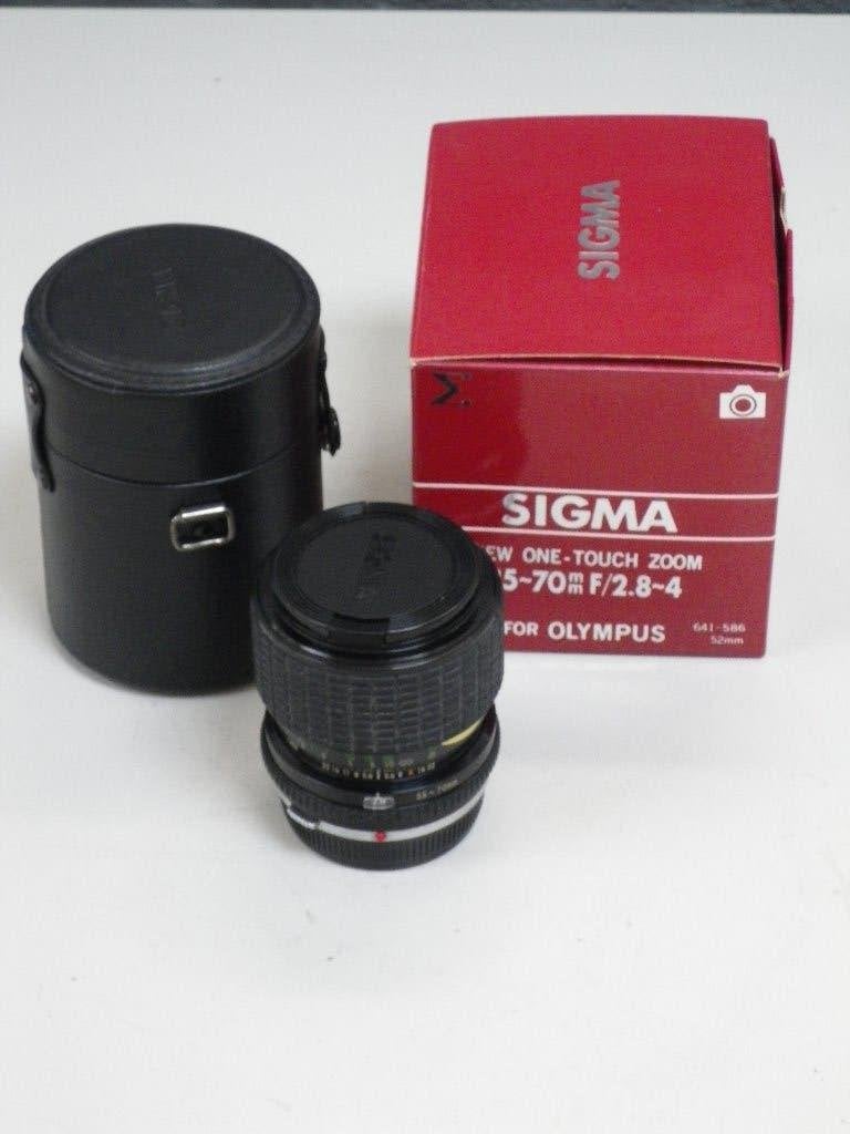 sigma lens 35-70mm voor om olympus., Sigma, Beschermhoes/tas, Telelens, Ophalen of Verzenden
