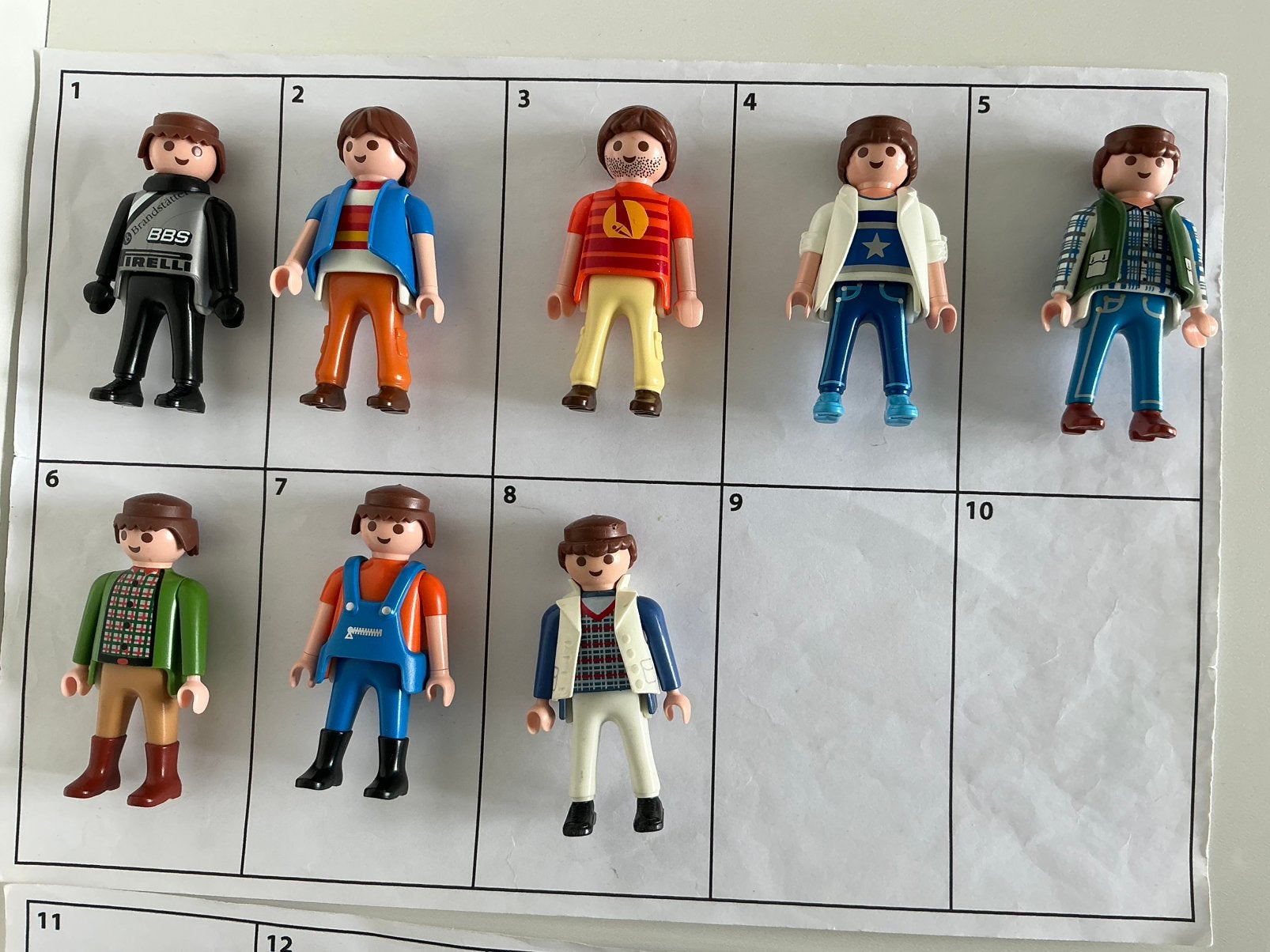 Playmobil mannen bruin haar (G), Ophalen of Verzenden, Gebruikt, Losse onderdelen, Figuren