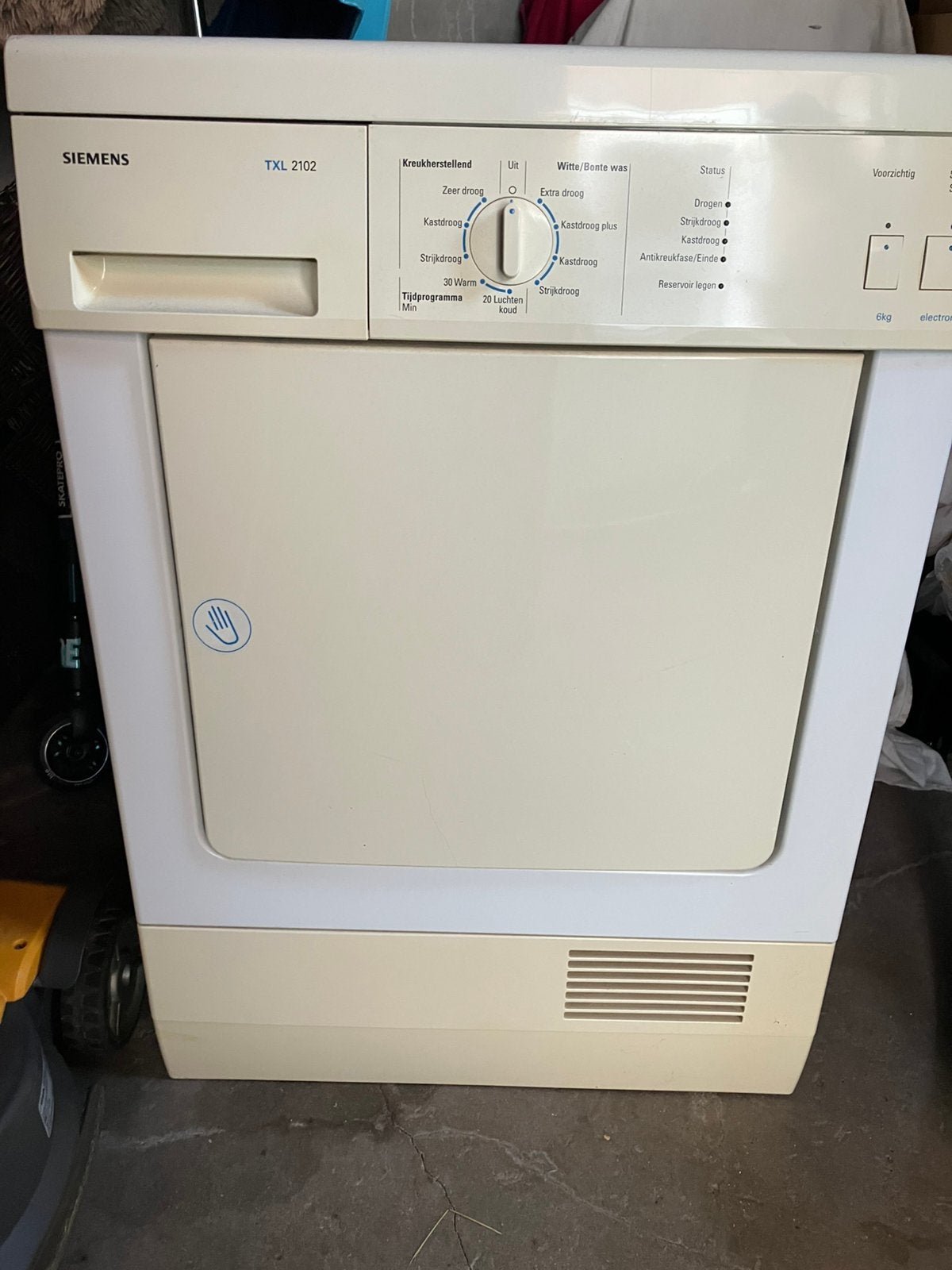 Wasdroger siemens, Witgoed en Apparatuur, Ophalen, Gebruikt, Voorlader, 85 tot 90 cm