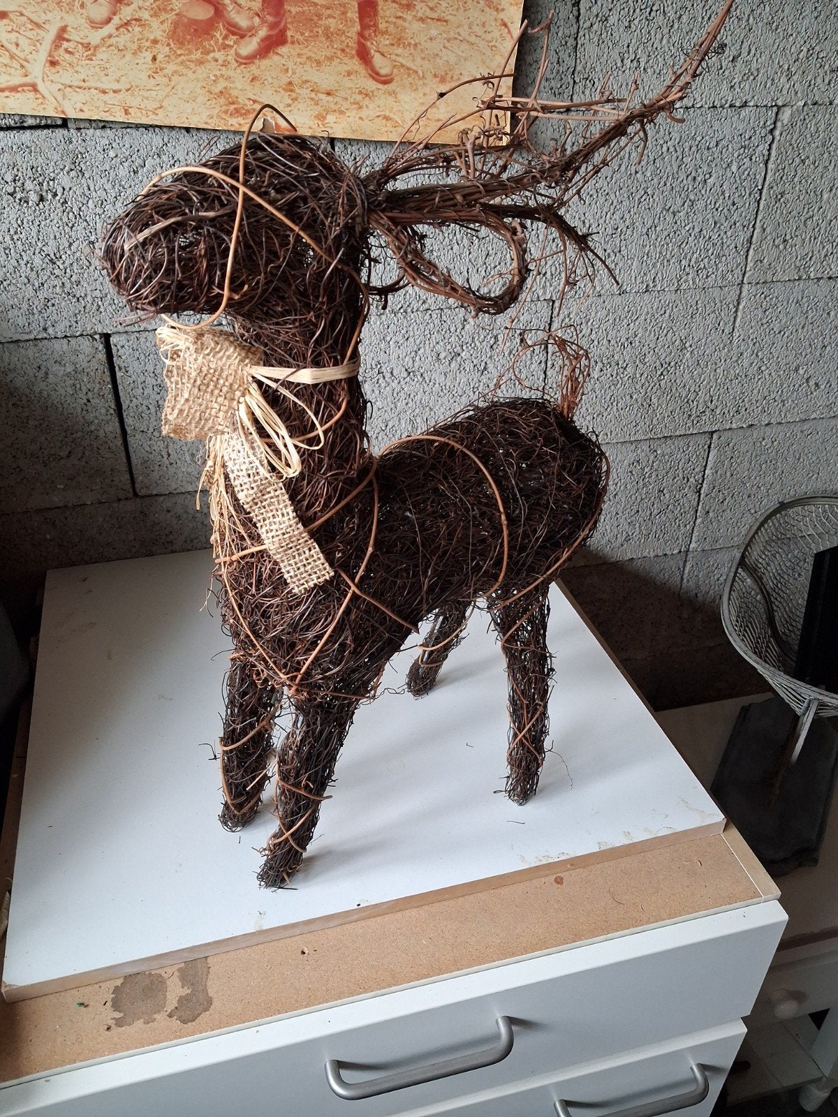 mooie decoratie hert van takken, Diversen, Kerst, Ophalen