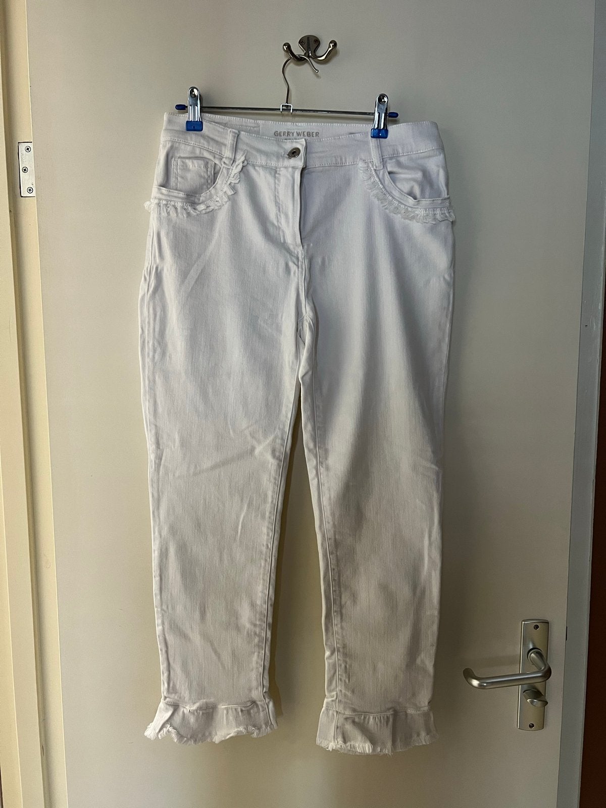 Witte Gerry Weber Edition Jeans - Maat 40R, Maat 38/40 (M), Wit, Ophalen of Verzenden, Zo goed als nieuw