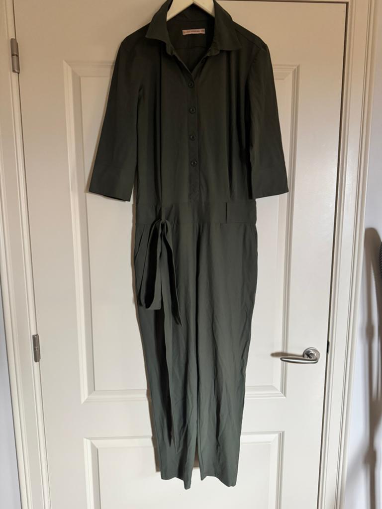 Studio Anneloes jumpsuit smalle pijp maat M, Ophalen of Verzenden, Zo goed als nieuw, Maat 38/40 (M), Groen