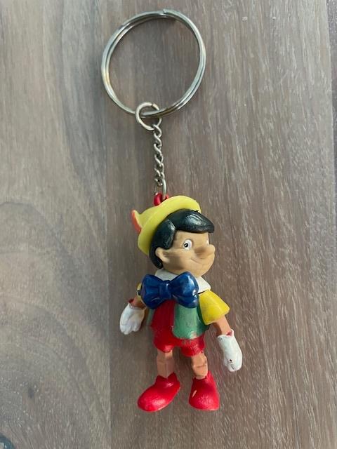 Sleutelhanger Pinokkio , Ophalen of Verzenden, Gebruikt, Knuffel of Figuurtje