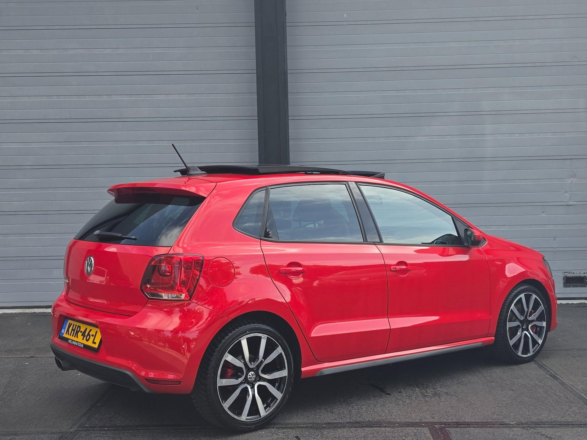 Volkswagen POLO 1.4 TSI GTI, pano nette staat,, Auto's, Euro 5, Zwart, 4 cilinders, 630 kg