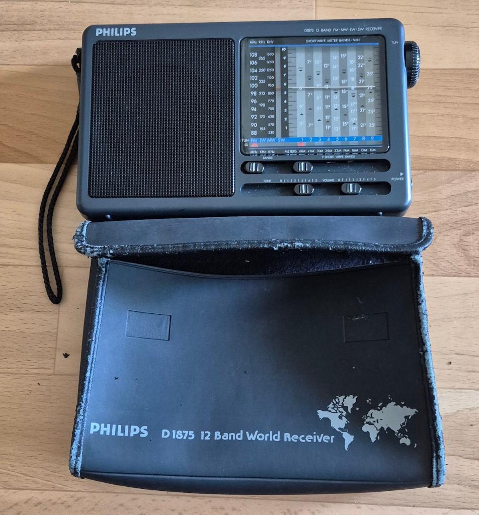 Philips D 1875/00X Wereldontvanger., Ophalen of Verzenden, Zo goed als nieuw, Wereldontvanger
