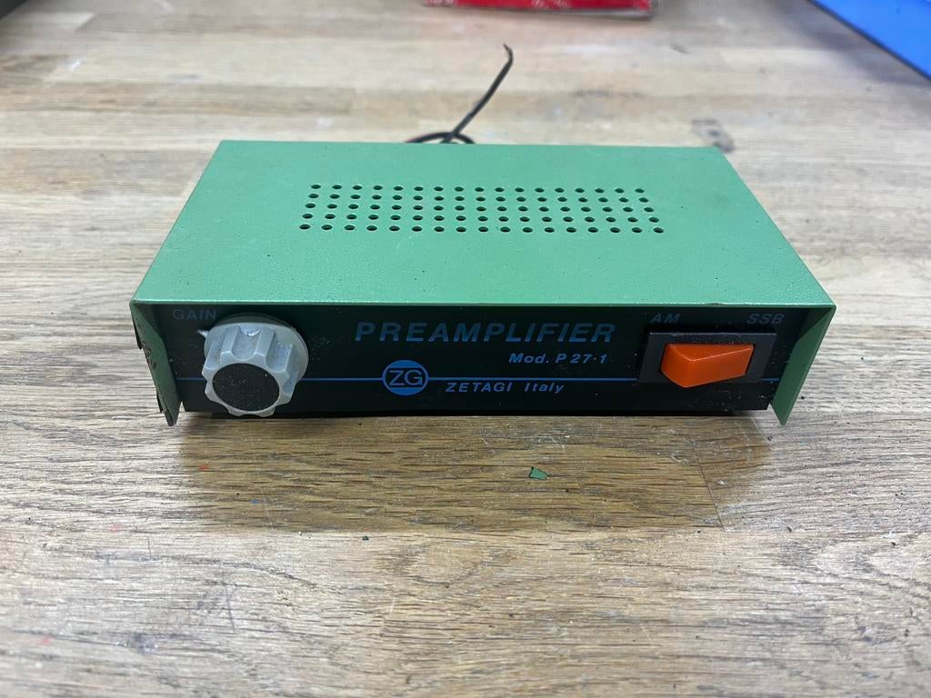 Zetagi P 27-1 Antenne Voorversterker (27MC / CB) - In Doos, Ophalen, Gebruikt, Ontvanger