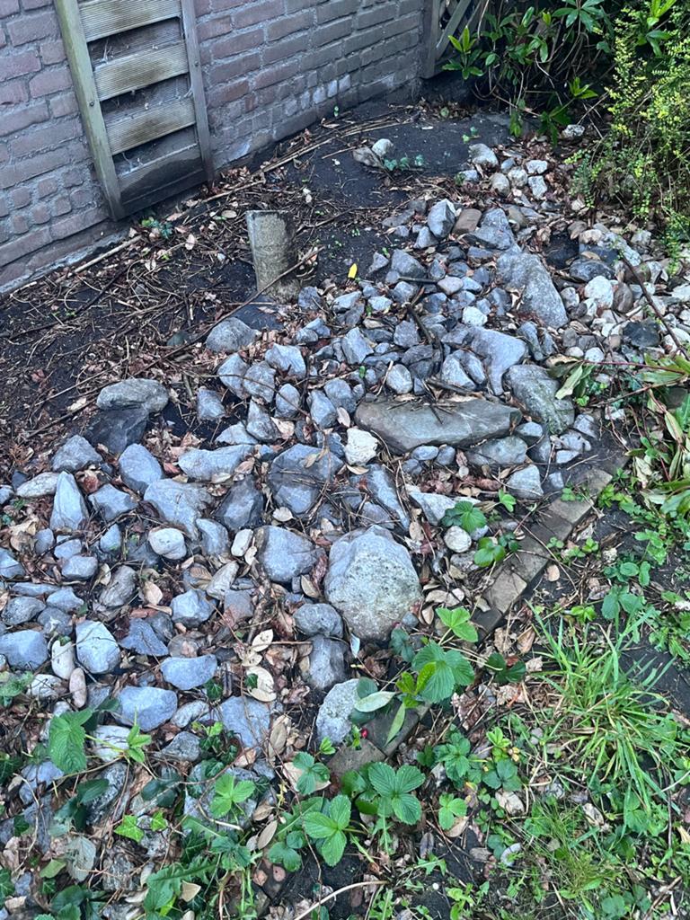 *gratis* diverse grijze stenen voor tuin of decoratie, Tuin en Terras, Grind, Keien en Split, Ophalen, Overige materialen, Gebruikt
