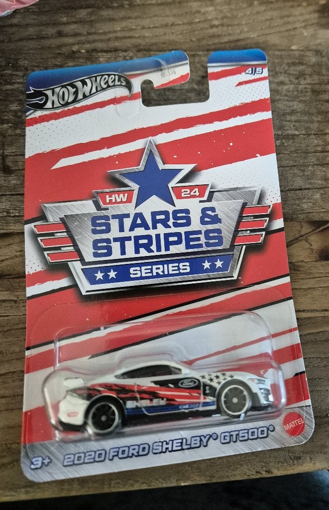 Hot Wheels Stars & Stripes Ford Shelby GT500, Ophalen of Verzenden, Nieuw, Auto