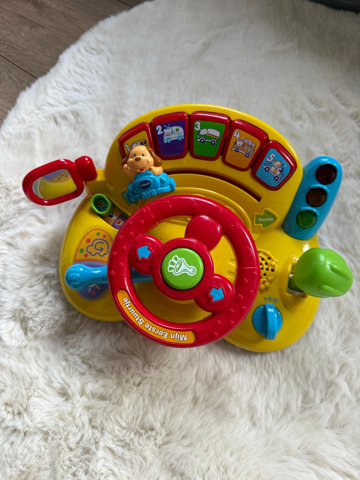 VTech Mijn Eerste Stuurtje - Interactief Speelgoed, Ophalen of Verzenden, Zo goed als nieuw, Auto, Met licht