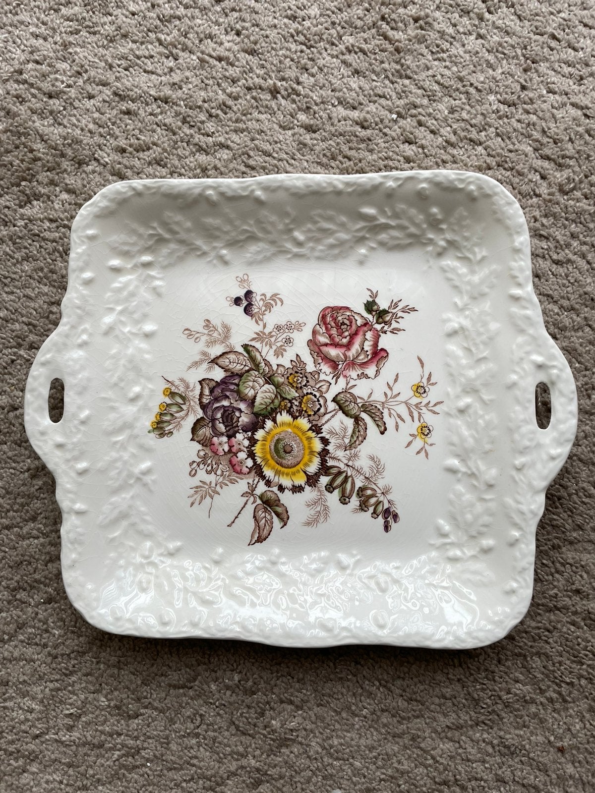 Mason’s Patent Ironstone Friarswood Schaal., Antiek en Kunst, Verzenden