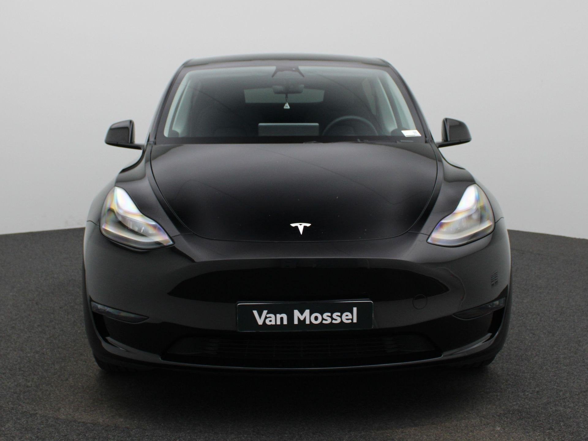 Tesla Model Y Long Range AWD 75 kWh | PANODAK | AFNEEMBARE T, Auto's, Automaat, 12 maanden, Stof, Gebruikt