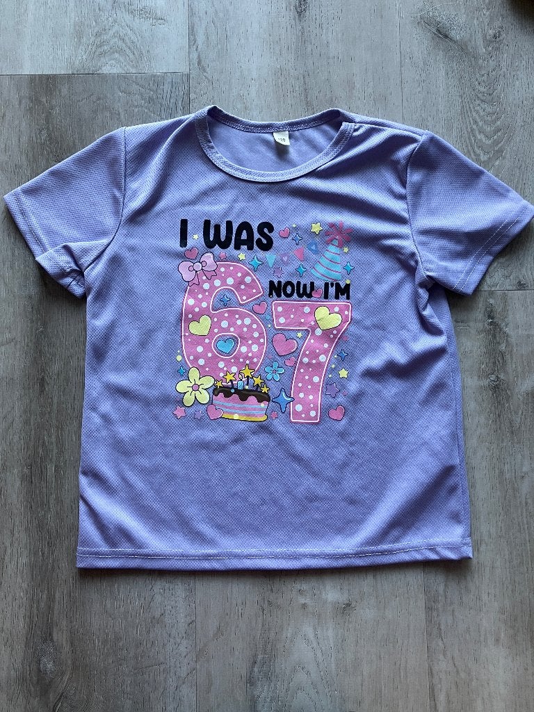 Six Seven verjaardag shirt, Ophalen of Verzenden, Zo goed als nieuw, Versiering, Verjaardag