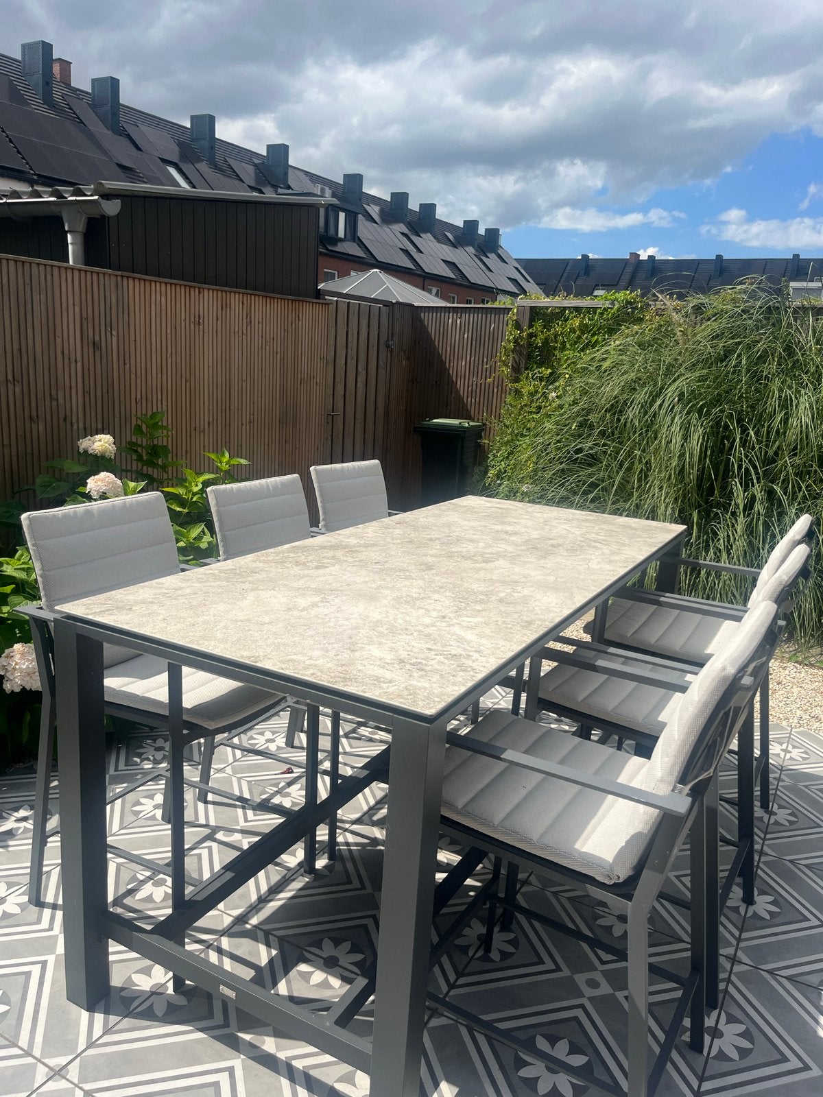 LIFE Tuinset/Loungeset met 6 zitplaatsen - Zo goed als nieuw, Tuin en Terras, Tuinsets en Loungesets, Ophalen, Eettafel, 6 zitplaatsen