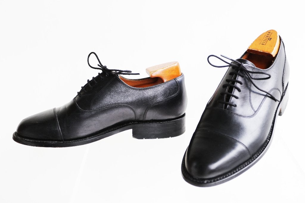 Klassieke Van Bommel plain oxfords in maat 5 G = maat 38, Zwart, Ophalen of Verzenden, Zo goed als nieuw, Van Bommel