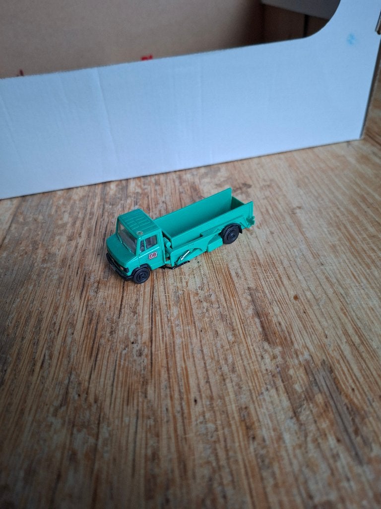 Herpa MB Wisselbak 'DB", Ophalen of Verzenden, Zo goed als nieuw, Bus of Vrachtwagen, Herpa