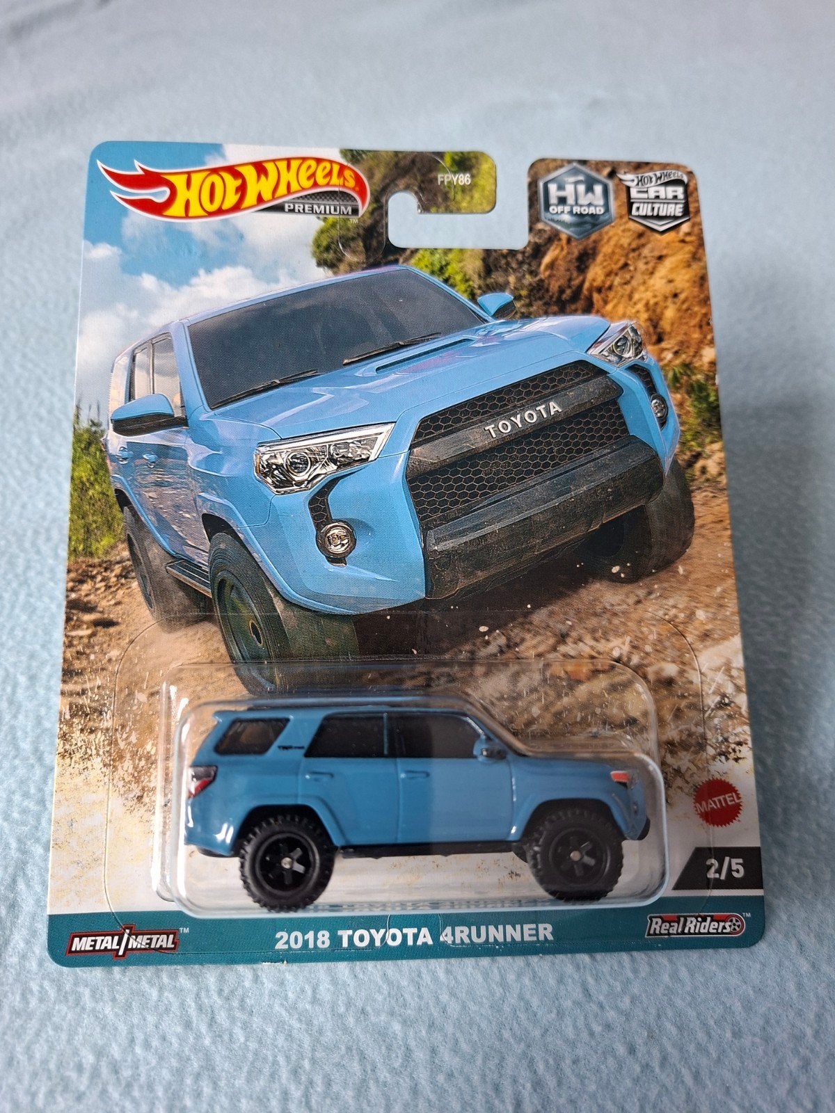 Hot Wheels Premium 2018 Toyota 4Runner - Blauw, Ophalen of Verzenden, Nieuw, Auto