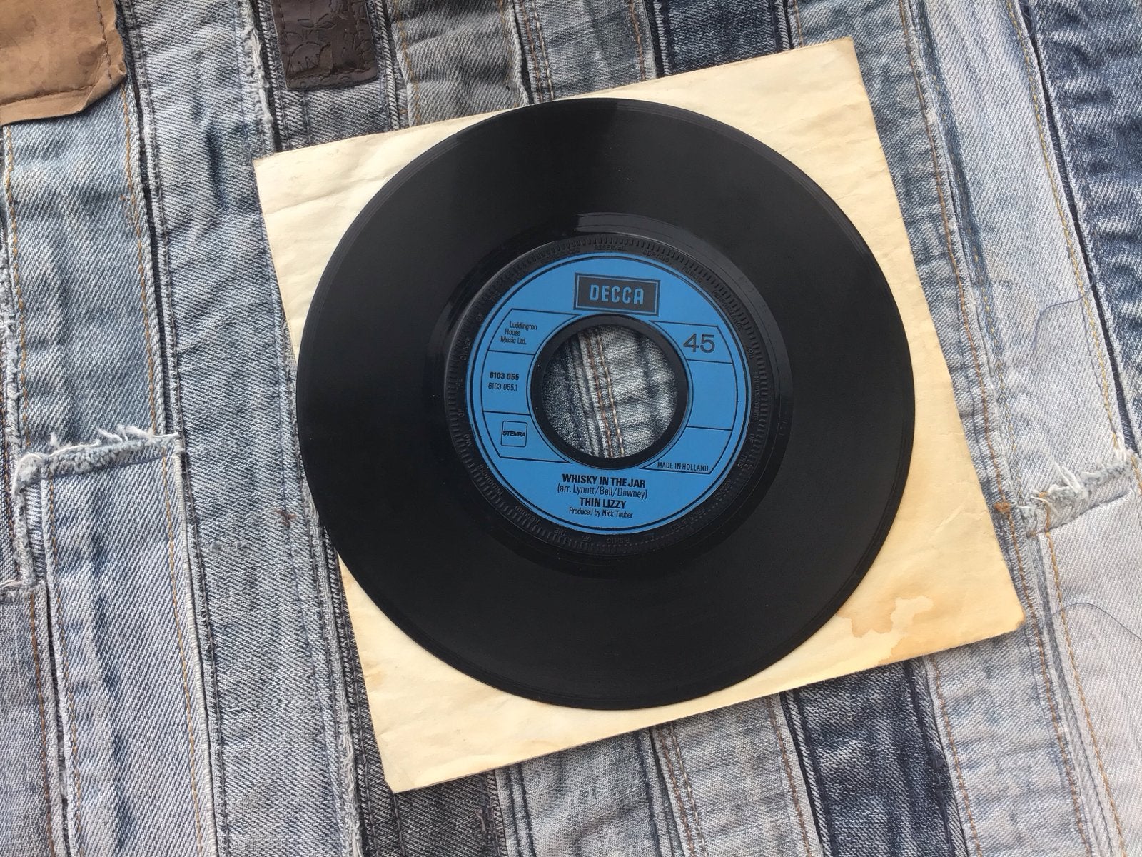 Thin Lizzy - Whiskey in the Jar (7 inch vinyl single), Gebruikt, 7 inch, Ophalen of Verzenden, EP