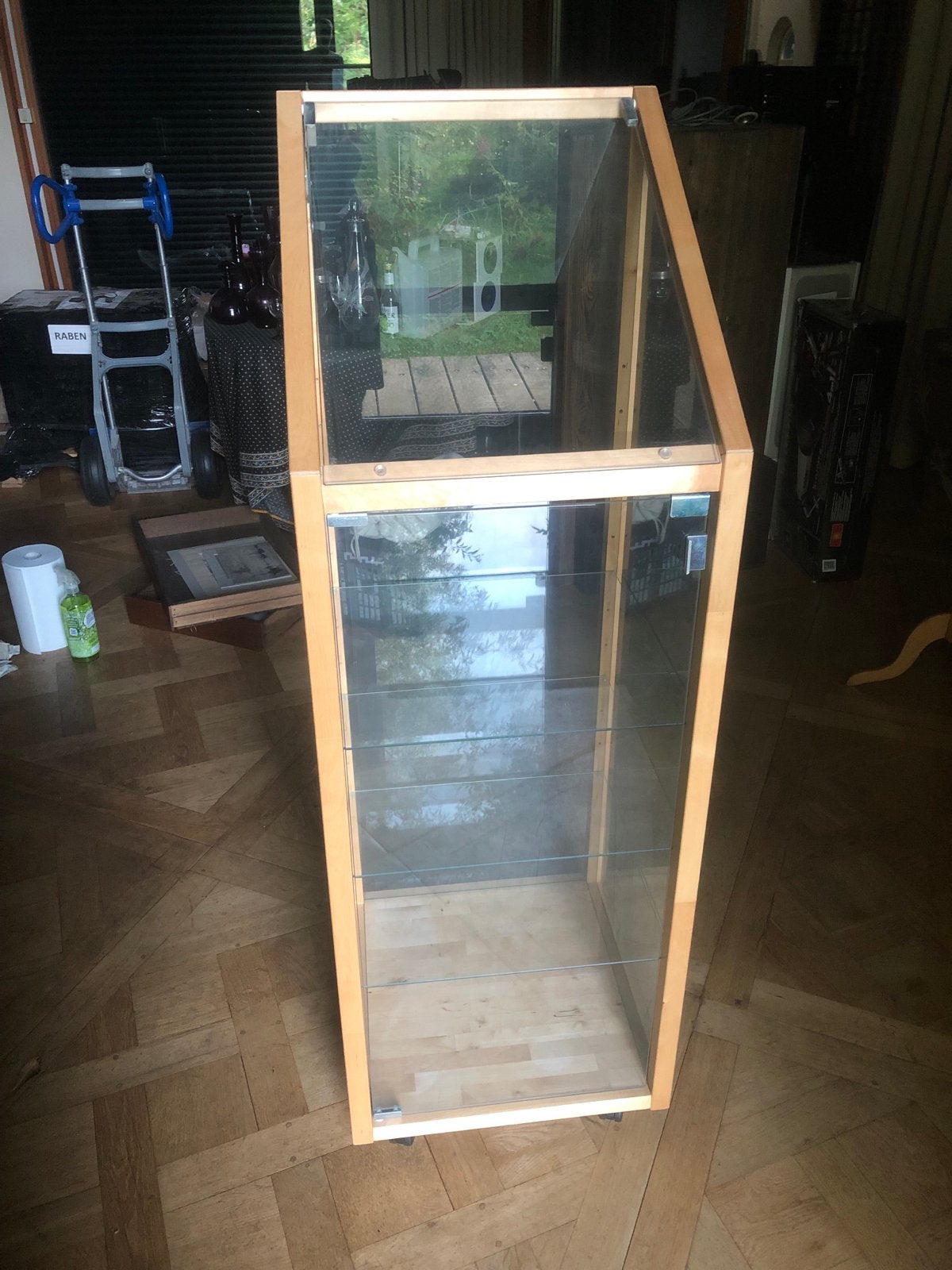 Ikea Östersund vitrinekast uit de jaren '90 retro vintage, Ophalen, Gebruikt, 50 tot 100 cm, 150 tot 200 cm