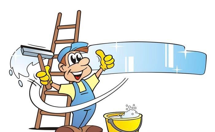 Ramen en rolluiken wasser, Schoonmaken woning