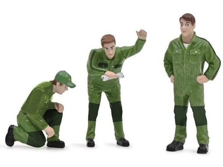 John Deere MONTEURS (3 st.), Ophalen of Verzenden, Nieuw, Groter dan 1:35, Figuur of Figuren